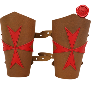 Templar Knight Leather Bracers