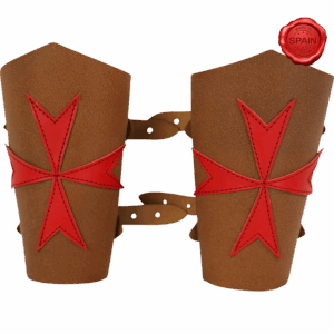 Templar Knight Leather Bracers