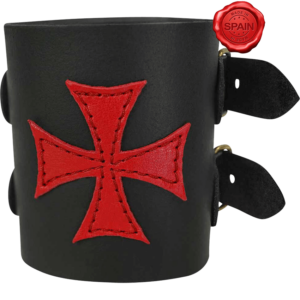 Crusader Leather Wrist Cuffs