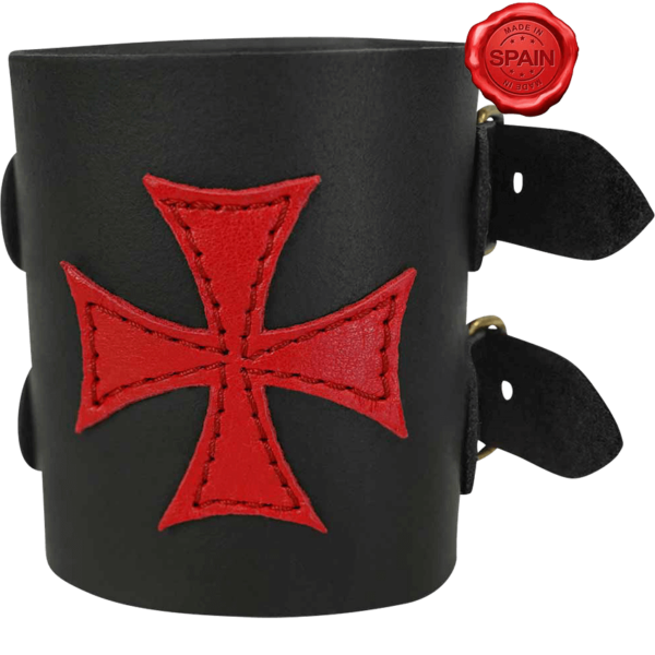 Crusader Leather Wrist Cuffs