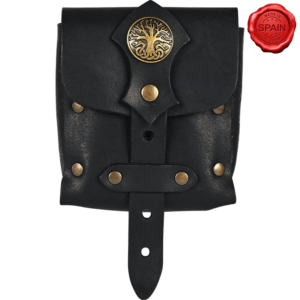 Archer of the Realm Leather Belt Bag - Black