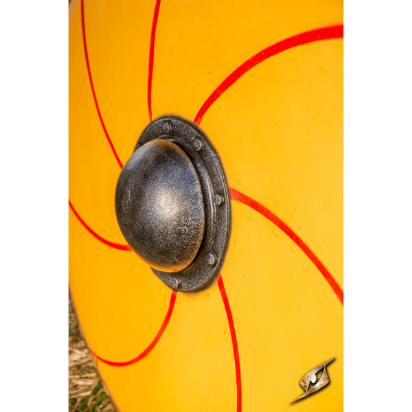 Gastir Viking LARP Shield - Yellow - 75 cm