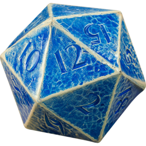 D20 LARP Dice - Blue