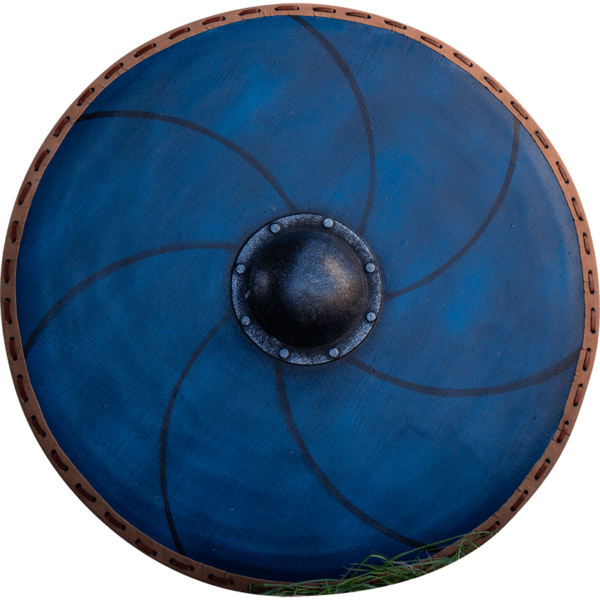 Gastir Viking LARP Shield - Blue - 75 cm