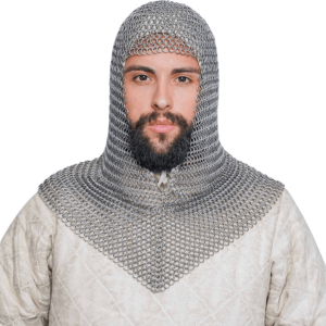 Stainless Steel Butted Chainmail Coif