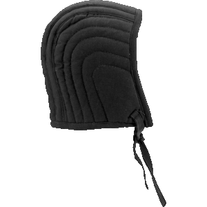 Quilted Arming Cap - Black