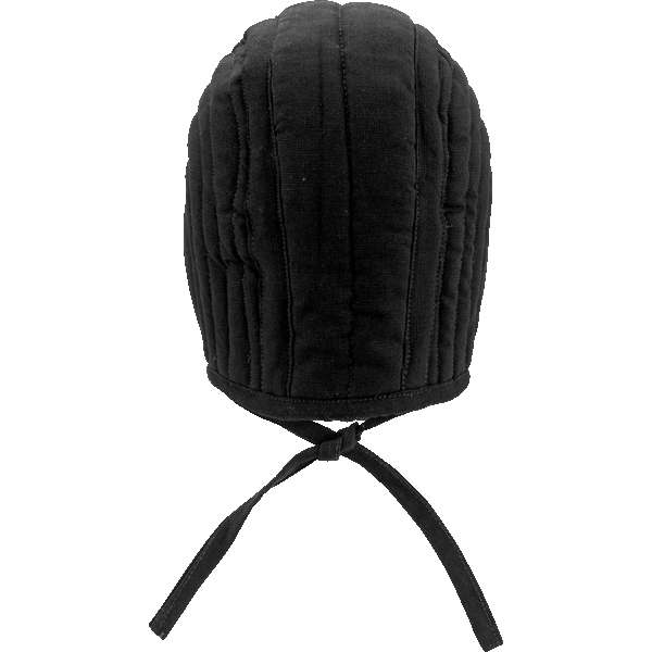 Quilted Arming Cap - Black