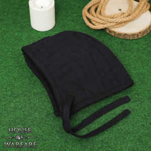Quilted Arming Cap - Black