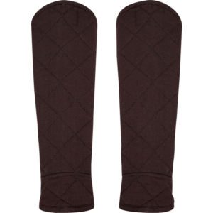 Medieval Padded Greaves - Brown