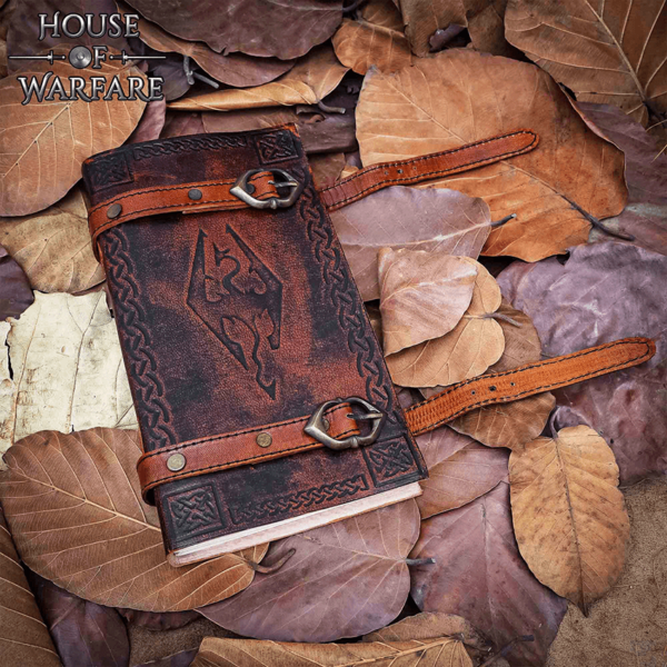 Celtic Dragon Leather Journal