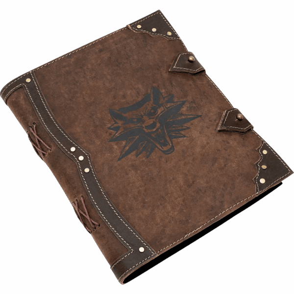 Medieval Wolf Head Leather Journal