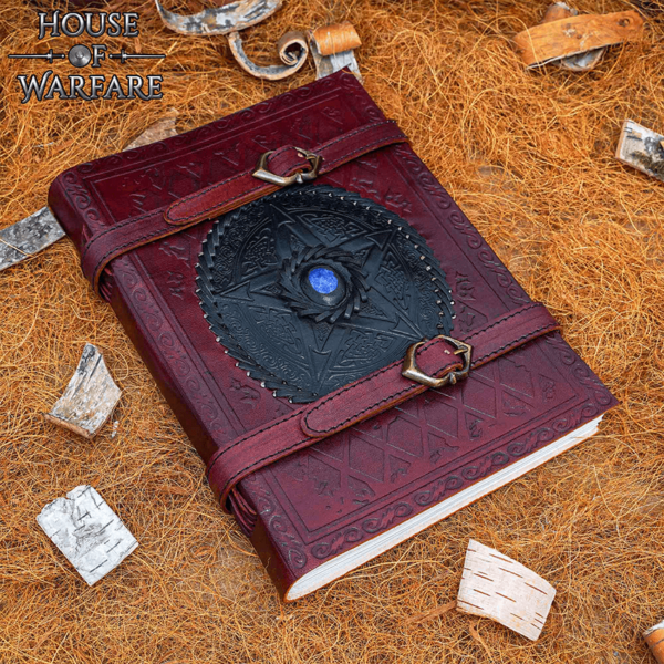 Leather Wicca Spellbook Journal