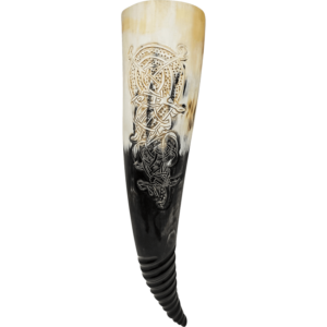 Viking Jormungandr Genuine Drinking Horn