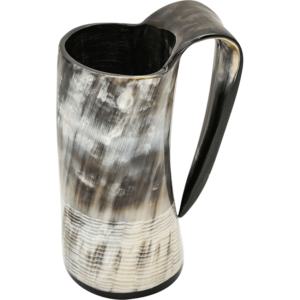 Etched Viking Horn Tankard