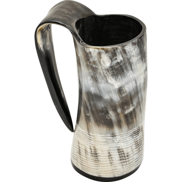Etched Viking Horn Tankard