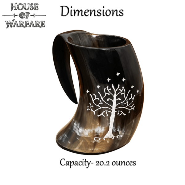 Fantasy Tree Horn Tankard