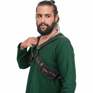 Barbarian Sword Back Harness - Black