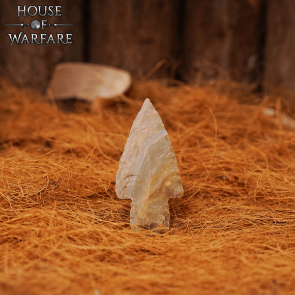 Primitive Stone Stemmed Arrowhead