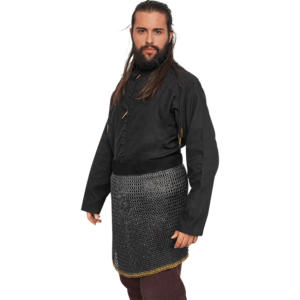 Blackened Riveted Chainmail Skirt