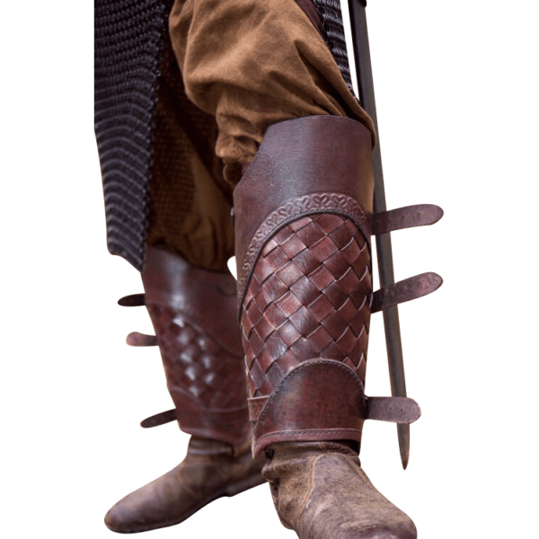 Ranger Leather Greaves - Brown