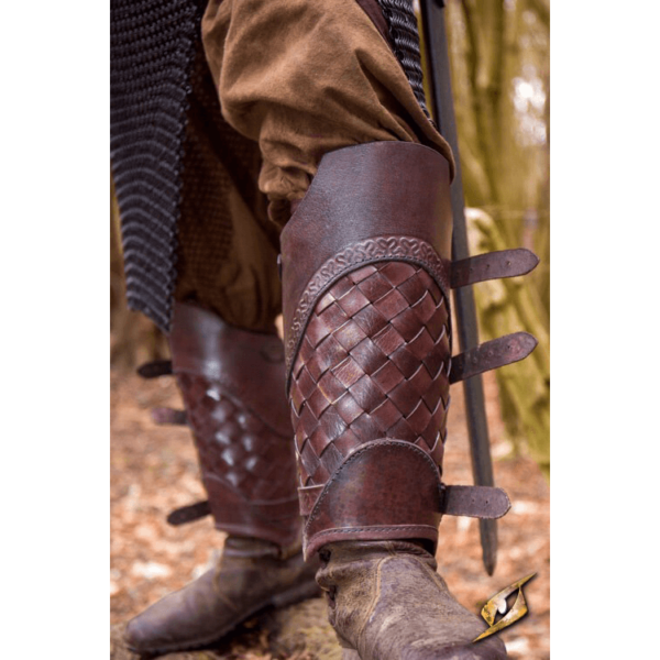 Ranger Leather Greaves - Brown