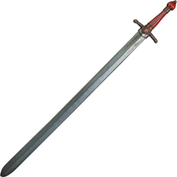 Duelist LARP Sword - Red - 100 cm