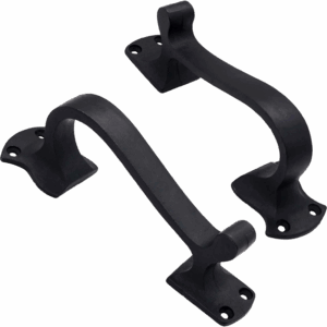 Cast Iron Curved Pull Handles - Set of 2