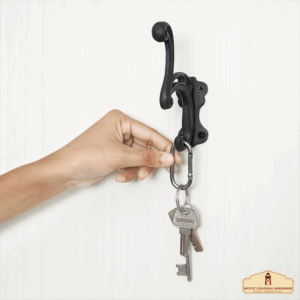 Ornate Cast Iron Wall Hooks - Set of 2
