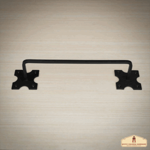 Rustic Cast Iron Towel Bar Holder