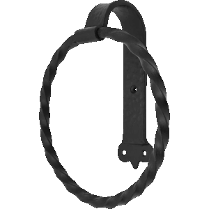 Twisted Iron Towel Ring