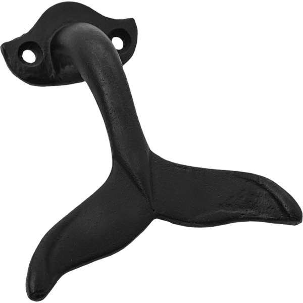 Nautical Whale Tail Wall Hooks - Set of 2