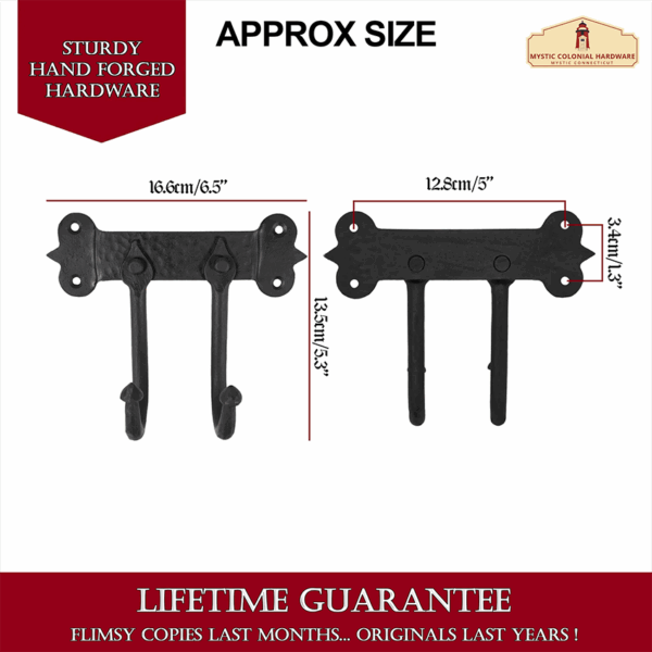 Rustic Cast Iron Wall Hook