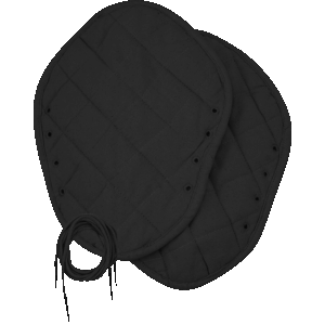 Medieval Padded Bracers - Black