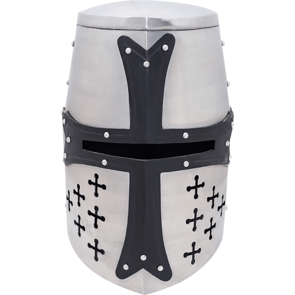 Crusader Knight Great Helm - 16 Gauge