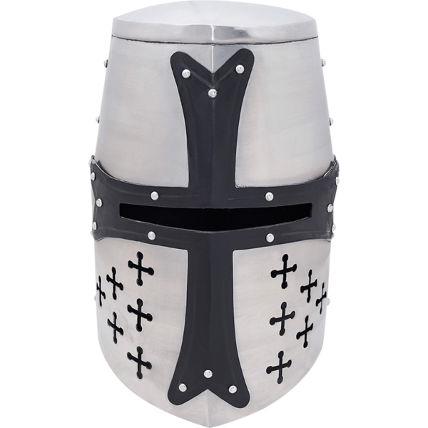 Crusader Knight Great Helm - 16 Gauge