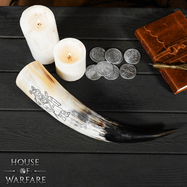 The Blessed Warrior Drinking Horn
