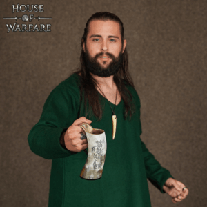 The Blessed Warrior Horn Tankard