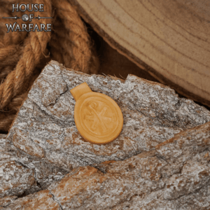 Chi Rho Roman Bone Pendant