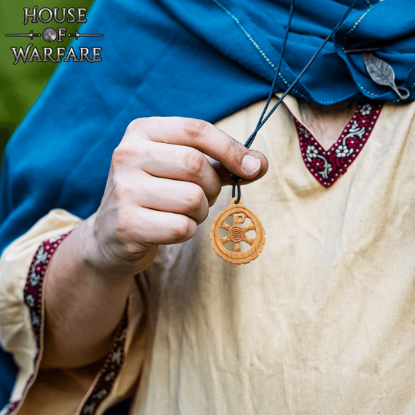 Chi Rho Roman Carved Bone Pendant