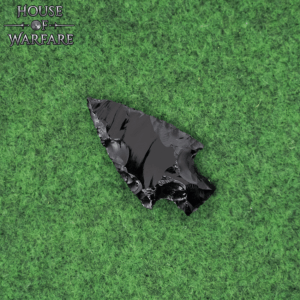 Primitive Obsidian Arrowhead