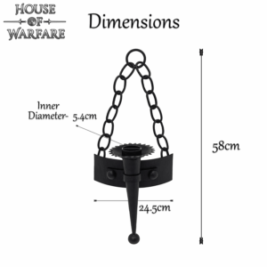 Wall Mounted Medieval Castle Candle Holder