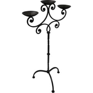 Large Medieval Iron Candelabra