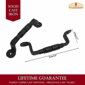 Barrel Shaped Iron Cabinet Pull - Set of 2