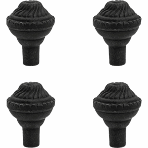 Hand Forged Victorian Style Drawer Pull - Set of 4