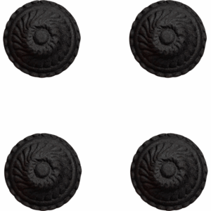 Hand Forged Victorian Style Drawer Pull - Set of 4