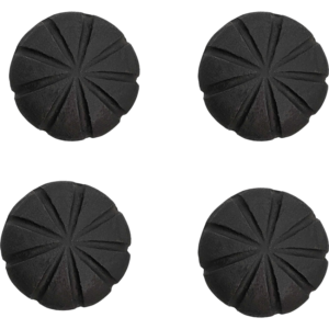 Sunburst Iron Cabinet Knob - Set of 4