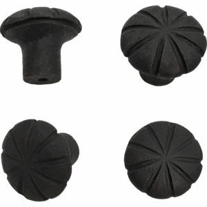 Sunburst Iron Cabinet Knob - Set of 4