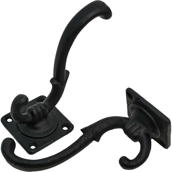Cast Iron Victorian Style Wall Hook - Set of 2