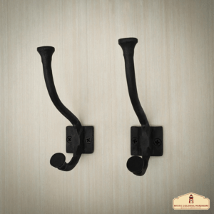 Cast Iron Traditional Wall Hook - Set of 2