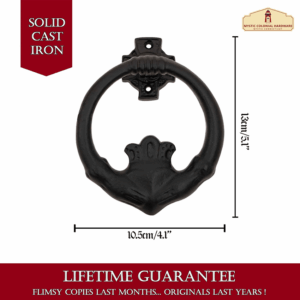 Irish Heart Cast Iron Door Knocker